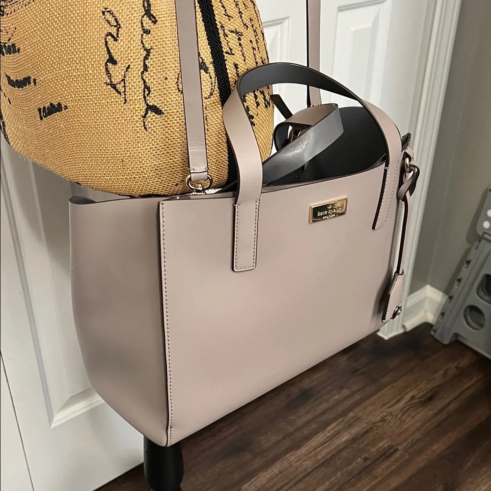 Kate Spade Silver Tote Bag